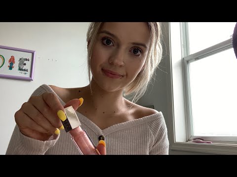 ASMR/ UP CLOSE LIPGLOSS APPLICATION AND MOUTH SOUNDS 👄