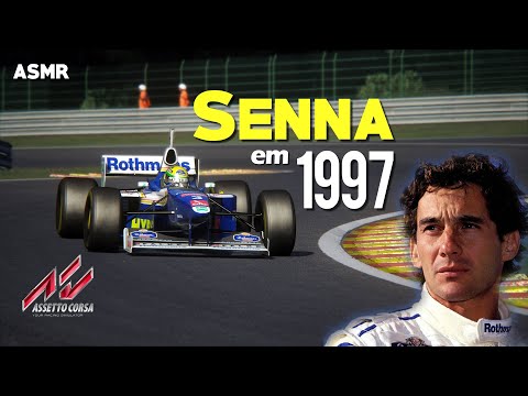 SENNA EM 1997! F1 GP DA BÉLGICA, ASMR GAMEPLAY