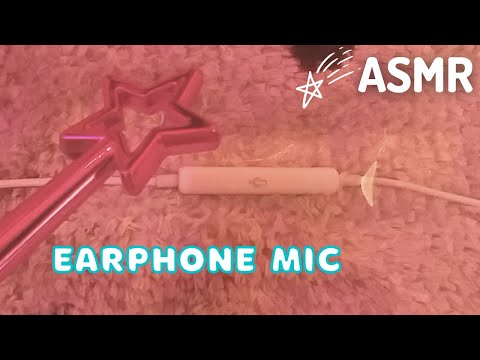 ASMR Earphone Mic Triggers - Brushing, Tapping, Silicone Spoolie, ETC - Listen Without Headphones