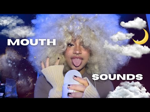 100% Sensitive Mouth Sounds + Mic Rubbing ASMR, Trigger Words,Wet/Dry, Uncupped, Tongue Flutters