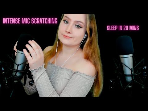 ASMR - DEEP MIC SCRATCHING - Sleep in 20 mins