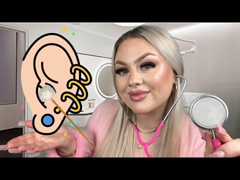 ASMR Ear Cleaning Doctor Role-Play | Visual Trigger |￼ Tingly