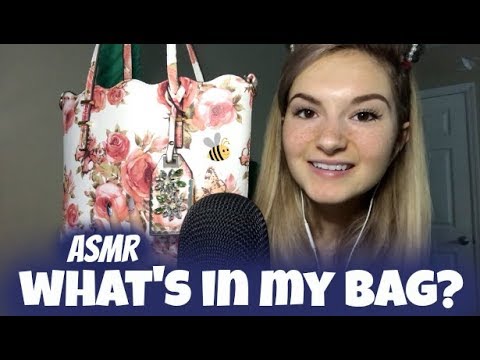 ASMR What's In My Bag? // Whisper Ramble