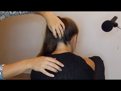 ♡ASMR♡ Back Tracing  and Massage + Head Scratch