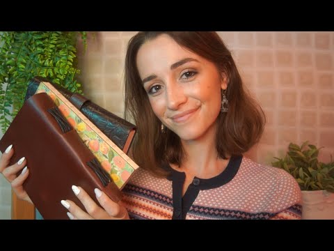 ASMR | Stationery Store Roleplay (writing, pen testing, tapping, explaining, page turning)