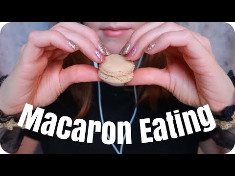ASMR Macarons Eating Sound 💛 마카롱 이팅 사운드