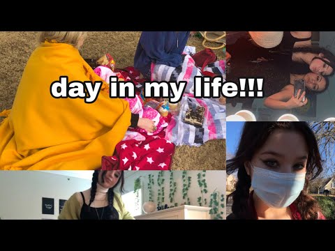 asmr// a day in my life! (picnic with friends, sleepover, and more!)