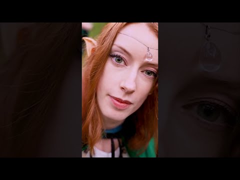 Mystical Elf Finds YOU In The Woods 🍂 #asmr #shorts #shortvideo
