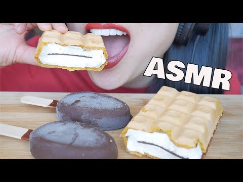 ASMR ICE CREAM SANDWICH (EATING SOUNDS) NO TALKING | SAS-ASMR