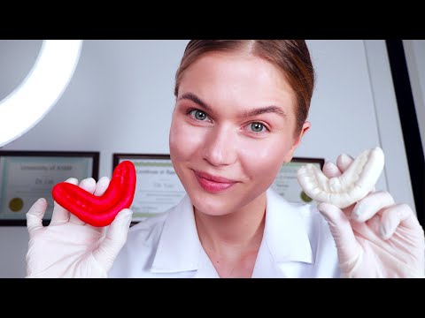 [ASMR] Invisalign Aligners Treatment & Dental Cleaning. Medical RP, Personal Attention