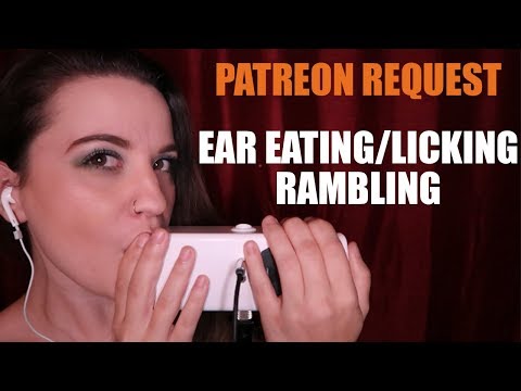 ASMR Ear Eating/Licking and Rambling - Patreon Request From Rashad