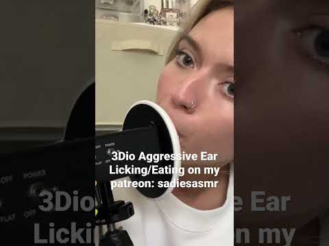 ASMR| 3dio ear eating/licking on my patreon!