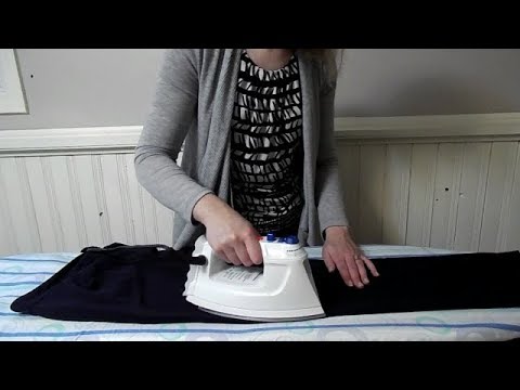 ASMR Ironing Clothes - Soothing, Smoothing Fabric Sounds (NO TALKING)
