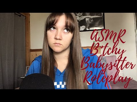 [ASMR] B*tchy Babysitter Roleplay (Crinkling Noises, Face Touching, & Phone Clicking)