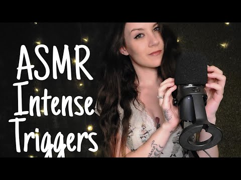 ASMR: Tingly Intense Mic Scratching Brushing & Whispering