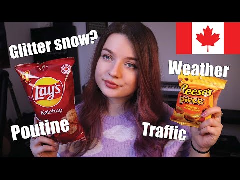 [ASMR] Ramble About my Experience in Canada 🍁 While Trying Some Snacks