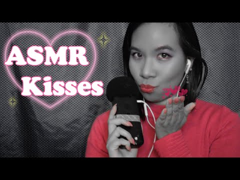 ASMR: VALENTINE'S KISSES (SKSK KSKS & Mouth Sounds) 💝💋 [Ear to Ear]