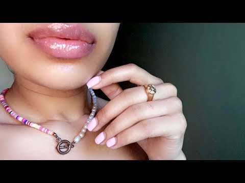 ASMR~ Jewelry Collection w/ Close Whispers & Wet Mouth Sounds