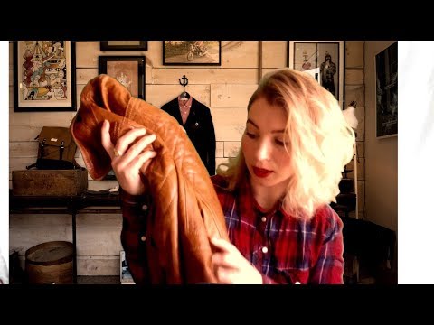 🧥I FIX YOUR ...? Leather Jacket ! PERSONAL ATTENTION ☕️ Coffee Flavour | ASMR Roleplay at the SHOP