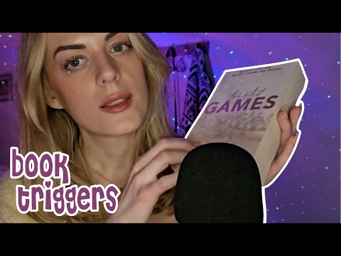 ASMR | Cozy Book Tapping, Tracing, Page Flipping, Scratching, Whispering & Ramble for Relaxation 📖✨