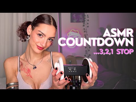 ASMR TINGLE COUNTDOWN 🌶️ Whispered Ear Massage & Cupping - 10 to 1 Relaxation!