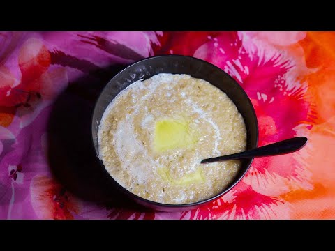 THICK OAT MEAL FOR DINNER ASMR EATING SOUNDS