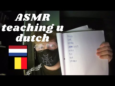 ASMR teaching u dutch roleplay
