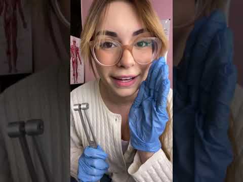 Asmr FASTEST Nurse Exam #shorts Medical Examination Roleplay for relaxation FAST for QUICK SLEEP
