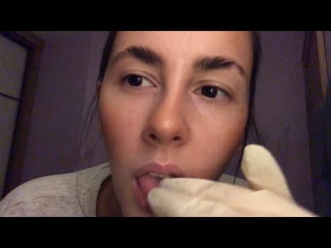 ASMR- fast personal attention custom🖤 (spit painting, upclose whispers, gloves)