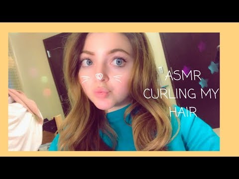 ASMR HOW I CURL MY HAIR!!!