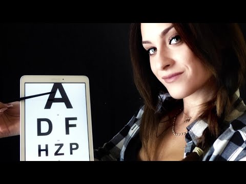 Roleplay Eye Examination Dr. Oriana ASMR | Visita Oculistica ASMR Ita | Follow the light