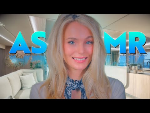 Are You Flirting With Your Cute Waitress? 👩‍✈️❤️ On Your Mega Yacht 🛥️  (ASMR Roleplay)