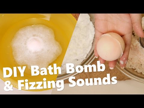 ASMR SATISFYING DIY Bath Bombs & Sound 입욕제만들기