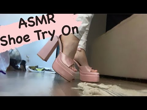 ASMR Shoe Haul + Try on! (Dollskill Shoes)👠