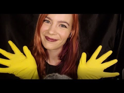 ASMR Ultimate Rubber Glove Sounds | No Talking with Mic Brushing/Combing & Hand Movements