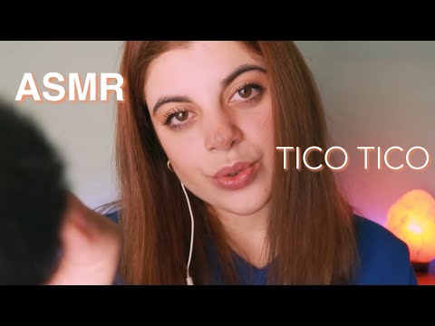 TI ACCAREZZO IL VISO DOLCEMENTE | tico tico, tongue clicking, brushing camera | ASMR ITA