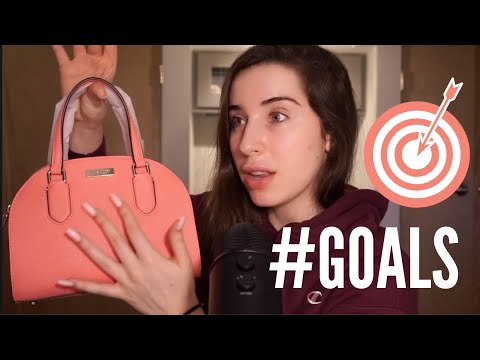 ASMR | Setting Your Goals for 2020 + GIVEAWAY [Kate Spade Bag & Makeup]