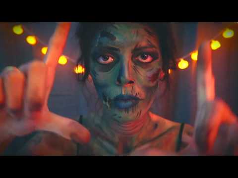 ASMR | Zombie Does Your Makeup! 🧟‍♀️  (Unintelligible, Propless, Sound Effects)