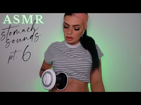 ASMR 3DIO Stomach Sounds 🌀 (growling / rumbling /digestion noises)