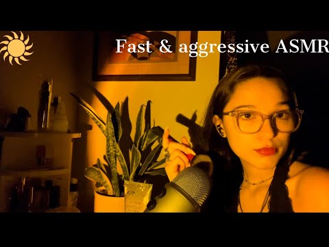 Trying *fast and aggresive* ASMR with my new mic