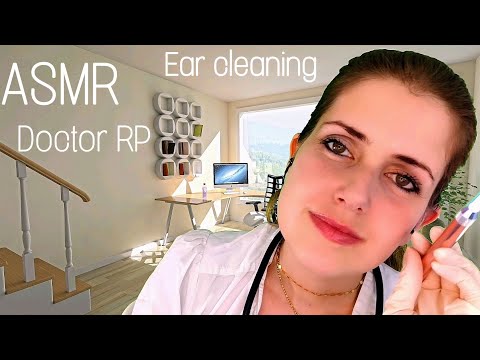 ASMR | Liebe Ärztin reinigt deine Ohren | DOCTOR Roleplay | Ear cleaning (german/deutsch)