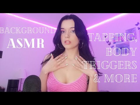 ASMR | BACKGROUND ASMR for studying, gaming, etc. fast & aggressive triggers (no talking)