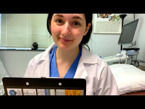 ASMR| Seeing the OBGYN-Pregnancy Ultrasound! (soft spoken, real office)