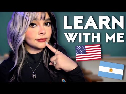 ASMR | Teaching You Spanish And English 🇦🇷🇺🇸👩‍🏫 (Aprende Conmigo)