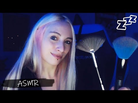 ASMR: camera brushing, soft spoken and personal attention