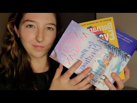 ASMR haul | second-hand books | whispers, tapping & gripping for sleep