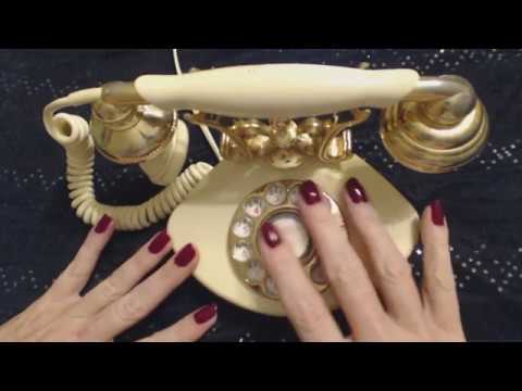 ASMR ~ Dialing 1980s Princess Phone (Whispered Intro)
