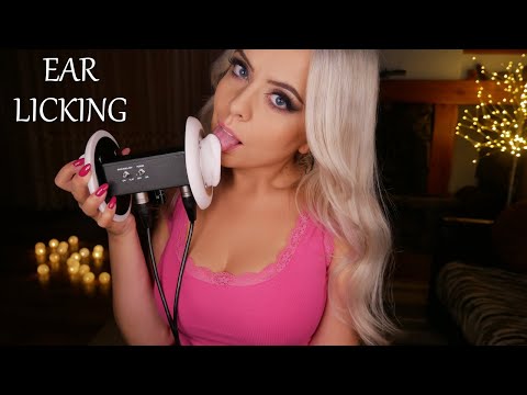 ASMR Happy Little Ear Licking😛 Intense Purring ❤️| 4k