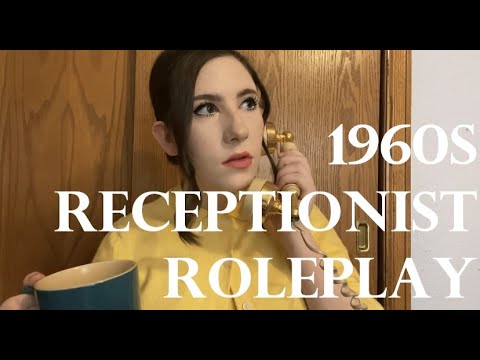 {ASMR} 1960's Receptionist Roleplay (Soft Spoken)