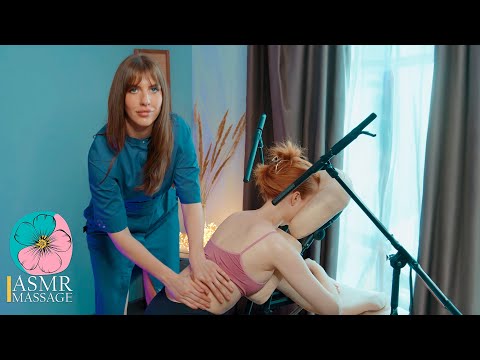 ASMR Chair Back and Shoulders Massage by Olga